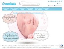 Tablet Screenshot of nanny-france.com